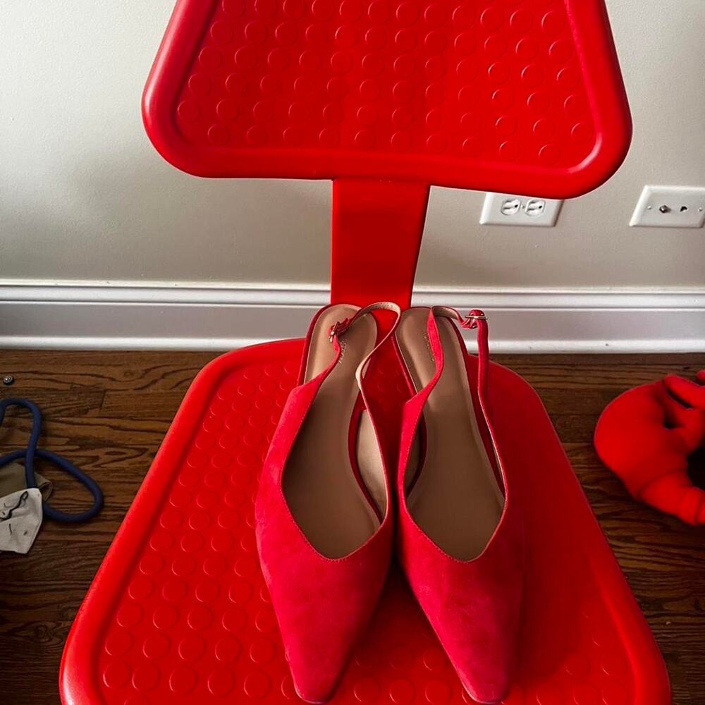 Nordstrom brand suede red kitten